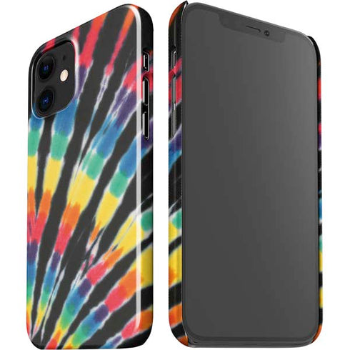 Liquid Blue Tie Dye - Rainbow iPhone 12 Mini Lite Case