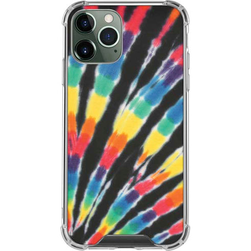 Liquid Blue Tie Dye - Rainbow iPhone 12 Pro Clear Case