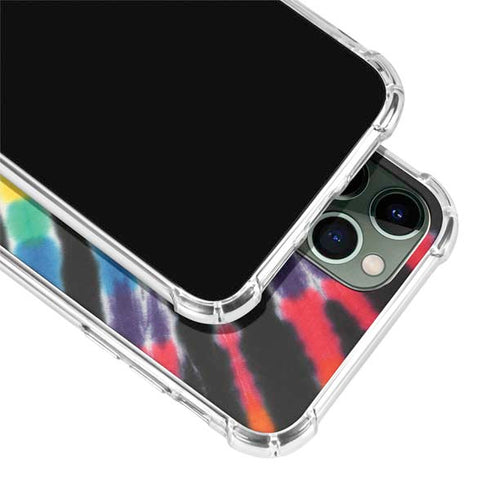 Liquid Blue Tie Dye - Rainbow iPhone 12 Pro Clear Case