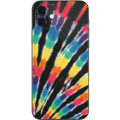 Liquid Blue Tie Dye - Rainbow iPhone 12 Skin