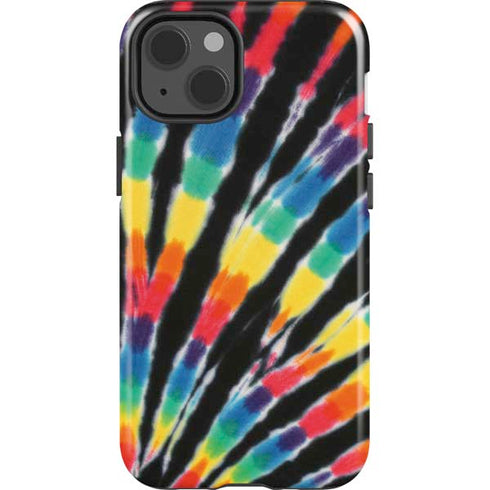 Liquid Blue Tie Dye - Rainbow iPhone 13 Impact Case
