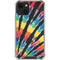 Liquid Blue Tie Dye - Rainbow iPhone 13 Mini Clear Case