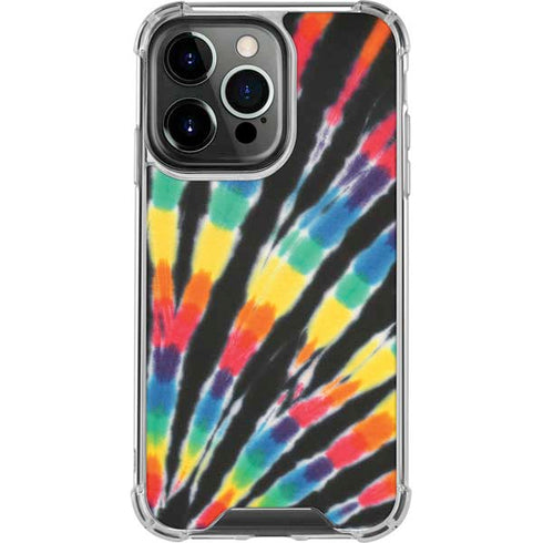 Liquid Blue Tie Dye - Rainbow iPhone 13 Pro Clear Case