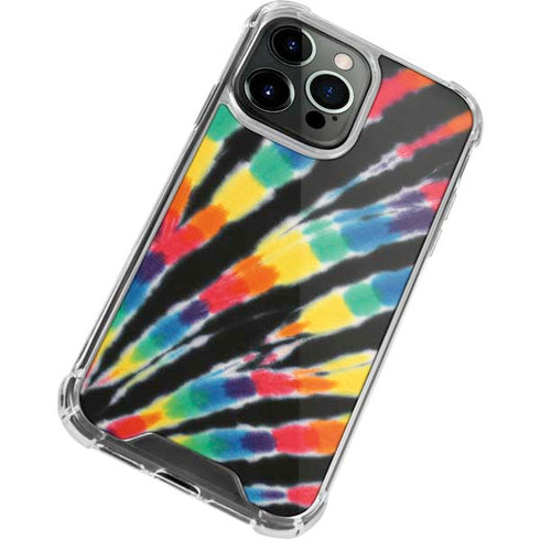 Liquid Blue Tie Dye - Rainbow iPhone 13 Pro Max Clear Case
