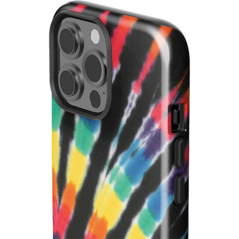 Liquid Blue Tie Dye - Rainbow iPhone 13 Pro Max Impact Case