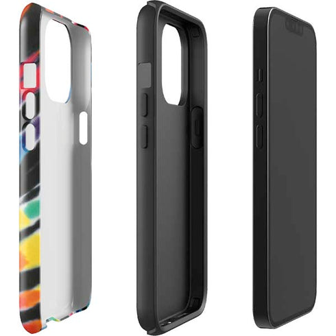 Liquid Blue Tie Dye - Rainbow iPhone 13 Pro Max Impact Case