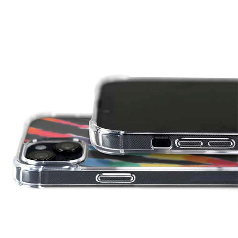 Liquid Blue Tie Dye - Rainbow iPhone 15 Plus MagSafe Case