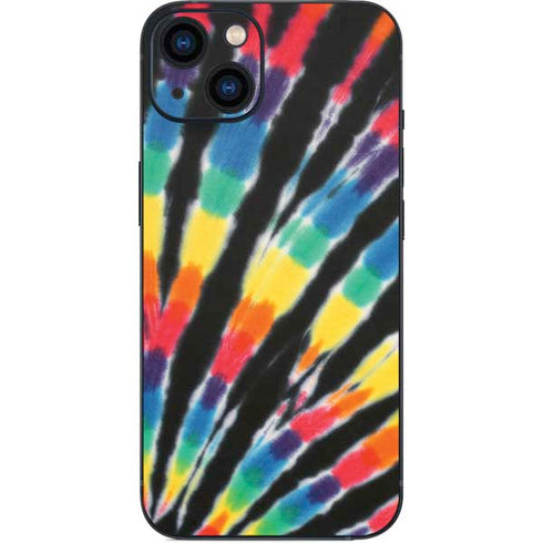 Liquid Blue Tie Dye - Rainbow iPhone 14 Plus Skin
