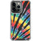 Liquid Blue Tie Dye - Rainbow iPhone 14 Pro Clear Case