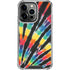 Liquid Blue Tie Dye - Rainbow iPhone 14 Pro Clear Case