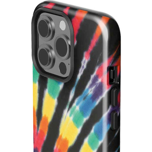 Liquid Blue Tie Dye - Rainbow iPhone 15 Pro Impact Case