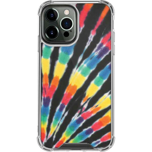 Liquid Blue Tie Dye - Rainbow iPhone 14 Pro Max Clear Case