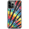 Liquid Blue Tie Dye - Rainbow iPhone 14 Pro Max Clear Case