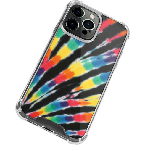 Liquid Blue Tie Dye - Rainbow iPhone 14 Pro Max Clear Case
