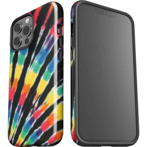 Liquid Blue Tie Dye - Rainbow iPhone 15 Pro Max Impact Case