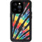 Liquid Blue Tie Dye - Rainbow iPhone 14 Pro Waterproof Case