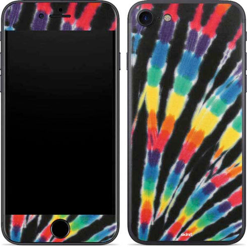 Liquid Blue Tie Dye - Rainbow iPhone 7 Skin