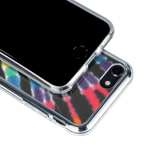 Liquid Blue Tie Dye - Rainbow iPhone SE (2nd & 3rd Gen) Clear Case