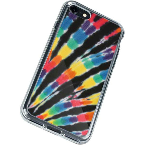 Liquid Blue Tie Dye - Rainbow iPhone SE (2nd & 3rd Gen) Clear Case