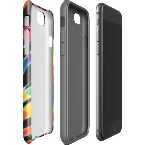 Liquid Blue Tie Dye - Rainbow iPhone SE (2nd & 3rd Gen) Pro Case
