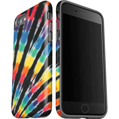 Liquid Blue Tie Dye - Rainbow iPhone SE (2nd & 3rd Gen) Pro Case