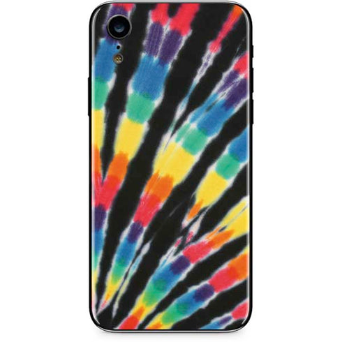 Liquid Blue Tie Dye - Rainbow iPhone XR Skin