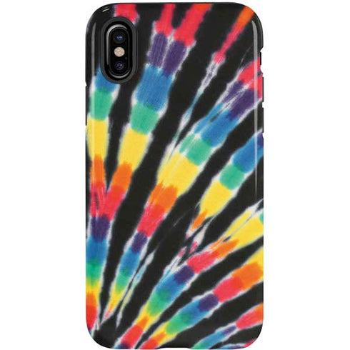 Liquid Blue Tie Dye - Rainbow iPhone XS Pro Case