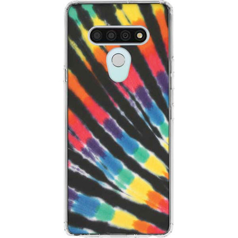 Liquid Blue Tie Dye - Rainbow LG Stylo 6 Clear Case