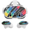 Liquid Blue Tie Dye - Rainbow Meta Quest 3 Skin