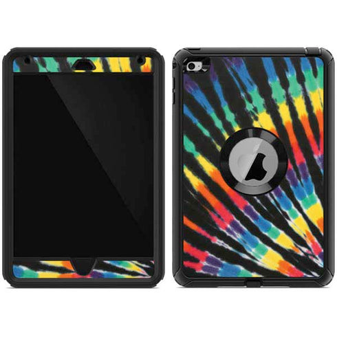 Liquid Blue Tie Dye - Rainbow Otterbox Defender iPad Skin