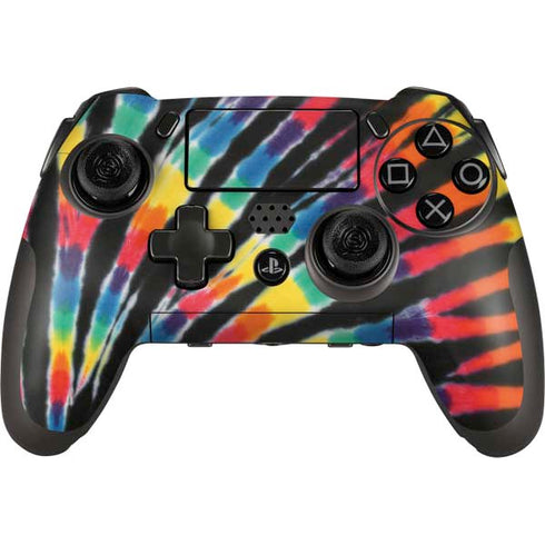 Liquid Blue Tie Dye - Rainbow PlayStation Scuf Vantage 2 Controller Skin