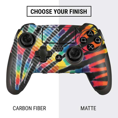 Liquid Blue Tie Dye - Rainbow PlayStation Scuf Vantage 2 Controller Skin