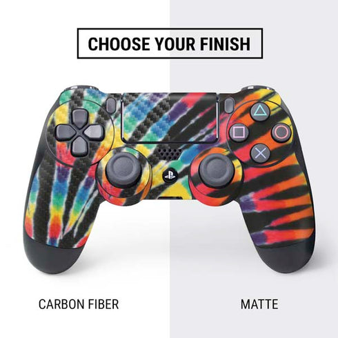 Liquid Blue Tie Dye - Rainbow PS4 Controller Skin