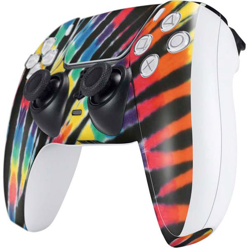 Liquid Blue Tie Dye - Rainbow PS5 Controller Skin