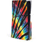 Liquid Blue Tie Dye - Rainbow PS5 Slim Disk Console Skin