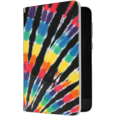Liquid Blue Tie Dye - Rainbow Surface Duo Skin