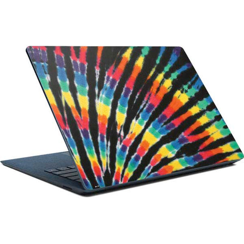 Liquid Blue Tie Dye - Rainbow Surface Laptop Skin