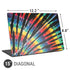 Liquid Blue Tie Dye - Rainbow Universal Laptop 15in (12.2 x 8.8in) Skin