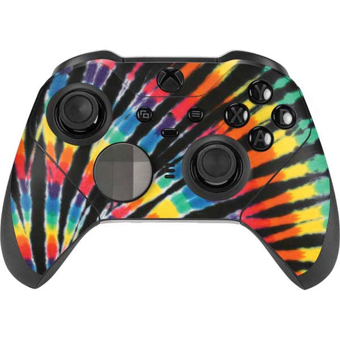 Liquid Blue Tie Dye - Rainbow Xbox Elite Wireless Controller Series 2 Skin