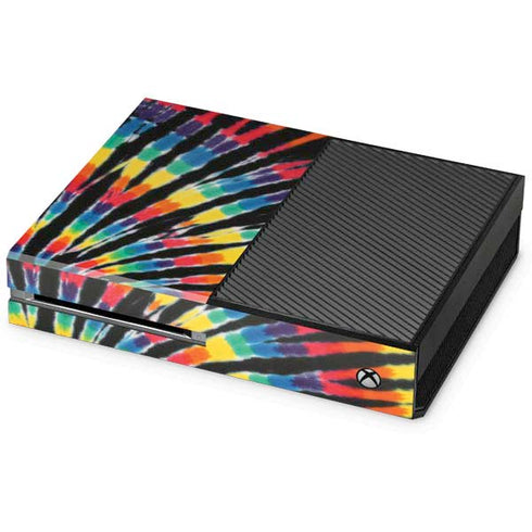 Liquid Blue Tie Dye - Rainbow Xbox One Console Skin