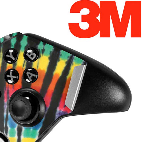Liquid Blue Tie Dye - Rainbow Xbox One Elite Controller Skin