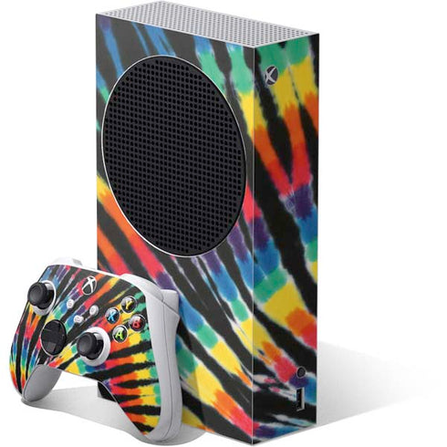 Liquid Blue Tie Dye - Rainbow Xbox Series S Bundle Skin