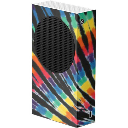 Liquid Blue Tie Dye - Rainbow Xbox Series S Console Skin