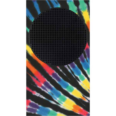 Liquid Blue Tie Dye - Rainbow Xbox Series S Console Skin