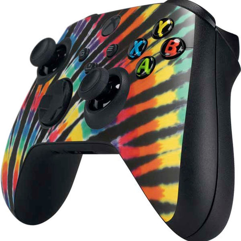 Liquid Blue Tie Dye - Rainbow Xbox Series X Controller Skin