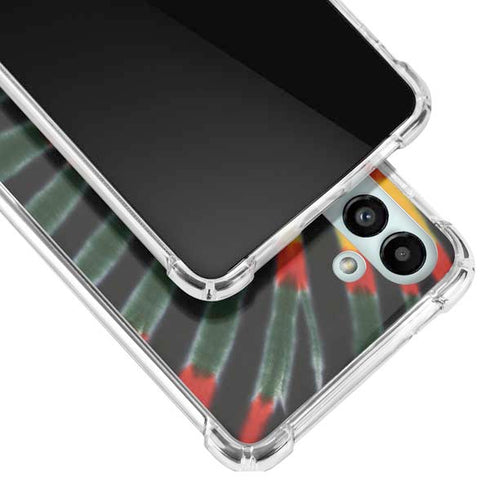 Liquid Blue Tie Dye - Rasta Galaxy A13 5G Clear Case