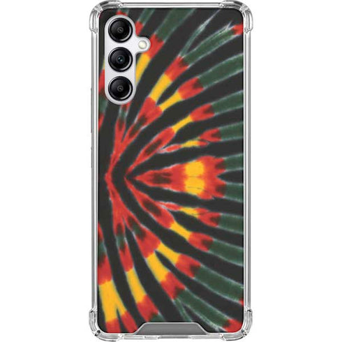 Liquid Blue Tie Dye - Rasta Galaxy A15 5G Clear Case