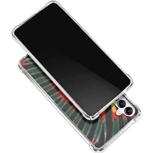 Liquid Blue Tie Dye - Rasta Galaxy A15 5G Clear Case