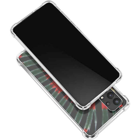 Liquid Blue Tie Dye - Rasta Galaxy A32 5G Clear Case