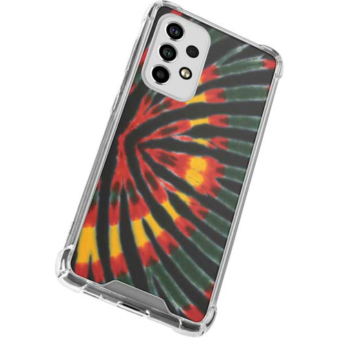 Liquid Blue Tie Dye - Rasta Galaxy A53 5G Clear Case